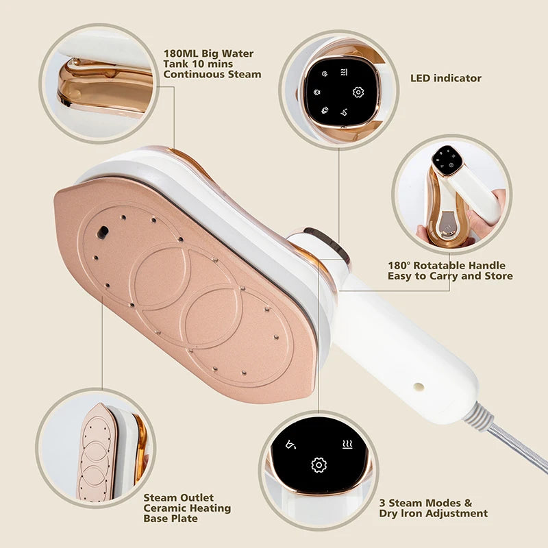 2-in-1 Portable Garment Steamer