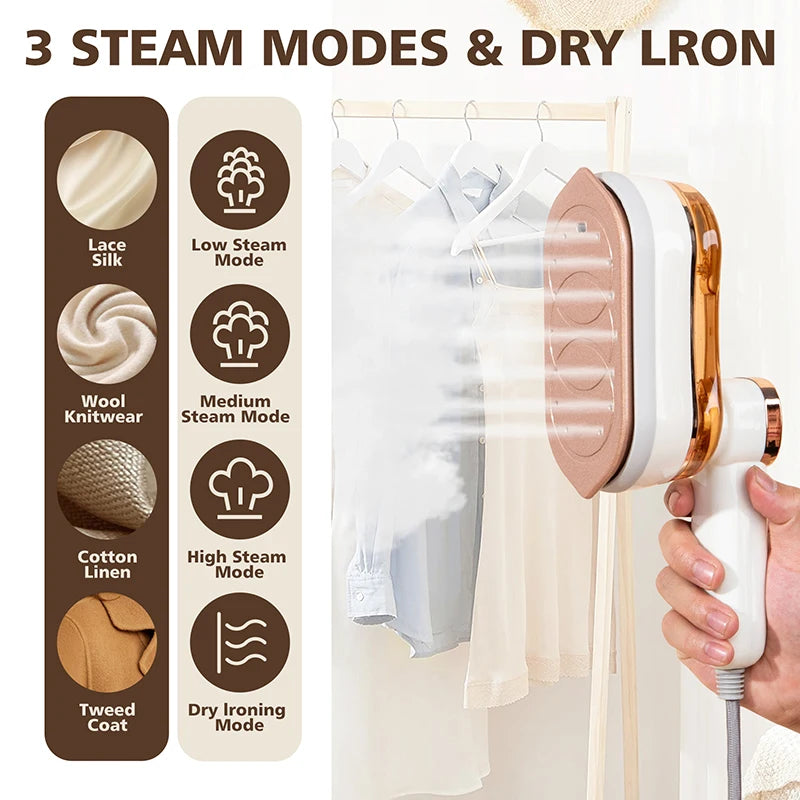 2-in-1 Portable Garment Steamer
